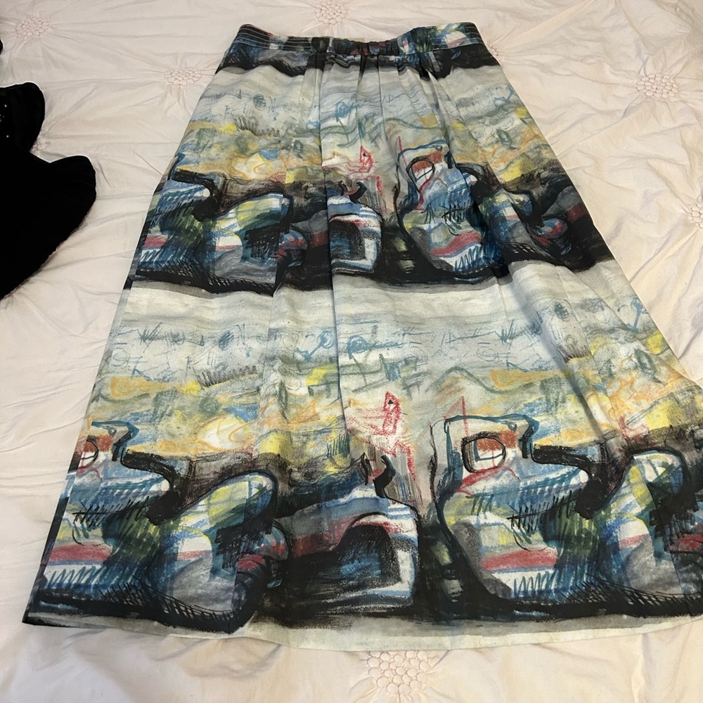 Burberry midi skirt